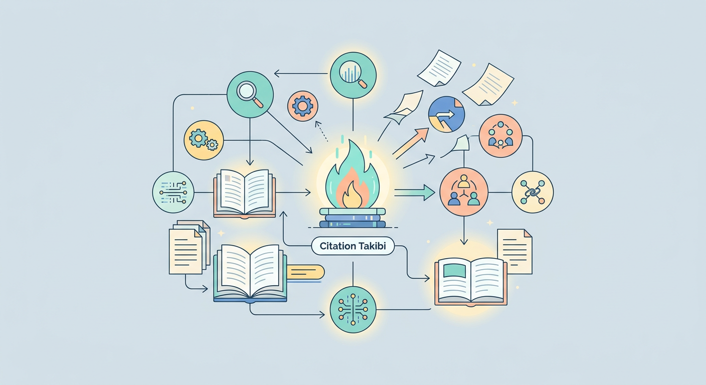 Citation Takibi infografik: GEO Ölçümleme kapsamında kavramsal diyagram
